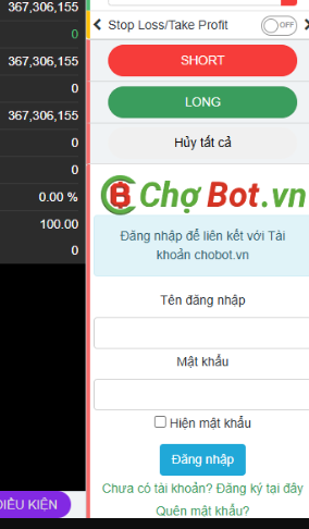 Đăng nhập chobot