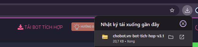 Tải file zip