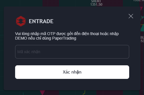 Màn hình nhập OTP